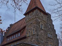 DSCF0748  Schottland student fraternity house. You can tell it's a student residence - they order their beer by the barrel...