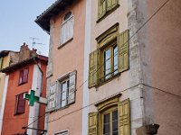 Typical tall and narrow houses in the old centre