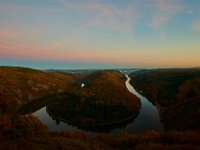Saarschleife at sunset