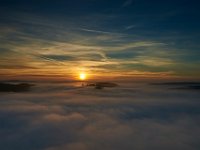 Sun risen over the Saarschleife