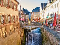 The largest urban waterfall in Europe at 17 m