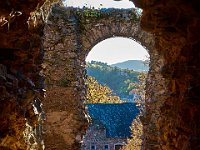 Looking out from the tower