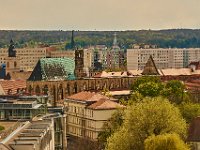 View from St. Giles' Church tower  Yuri-Gagarin-Ring