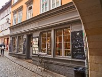 Eiskrämer ice cream shop on the Krämerbrücke Bridge  ...offering a variety of exotic and unusual ice flavours.