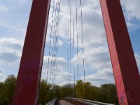 Waterfall Bridge, Magdeburg  This bridge spans the Old Elbe next to the spot where the Old Elbe branches off from Elbe and connects the suburb of Cracau with the Rotehornpark.